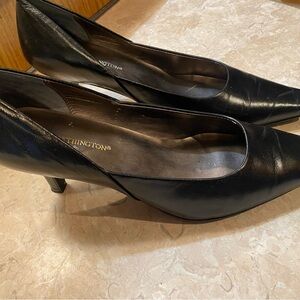 Worthington Black Pointed-Toe Low Heel Pumps